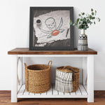 Tampa Bay Buccaneers Printed Illusion Frame Black