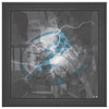 Tampa Bay Lightning Printed Illusion Frame Black