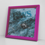 Tampa Bay Rays Printed Illusion Frame Pink