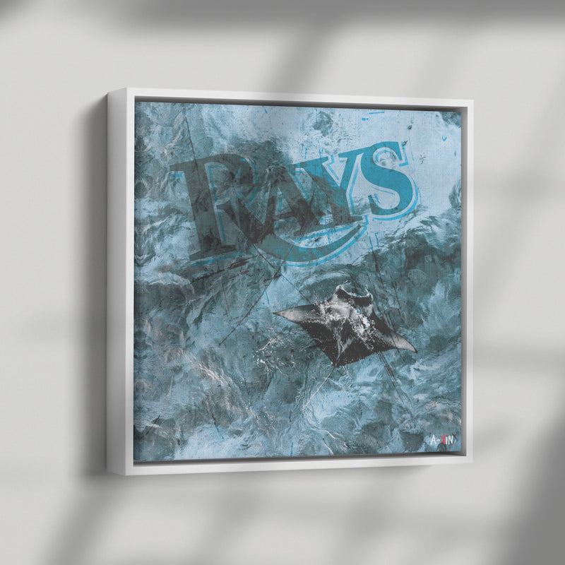 Tampa Bay Rays Wood Frame
