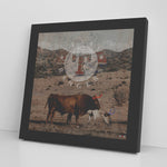 Texas Rangers Printed Illusion Frame Black