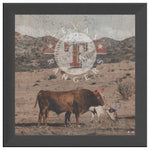 Texas Rangers Printed Illusion Frame Black