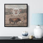 Texas Rangers Wood Frame