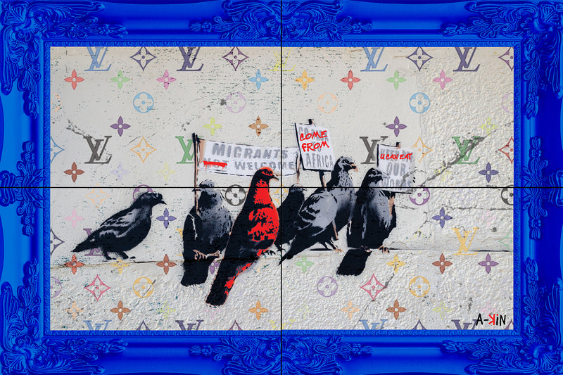 The Migrant Birds II  Illusion Frame