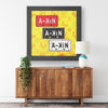 The Artist Printed Illusion Frame Black