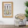 The Bubbles Printed Illusion Frame Gold