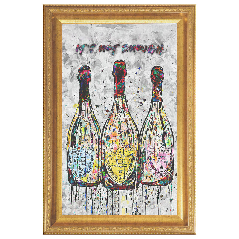 The Bubbles Printed Illusion Frame Gold