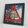 The Einstein Tongue Printed Illusion Frame Black