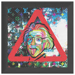The Einstein Tongue Printed Illusion Frame Black