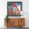 The Einstein Tongue Printed Illusion Frame Black