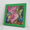 The Pink Thief Printed Illusion Frame Green