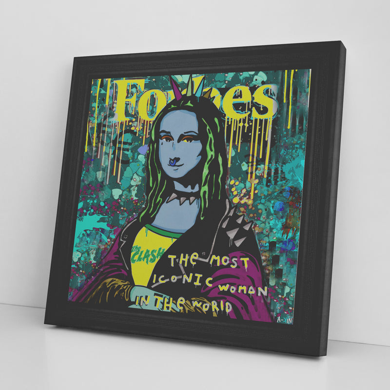 The Rich Printed Illusion Frame Black