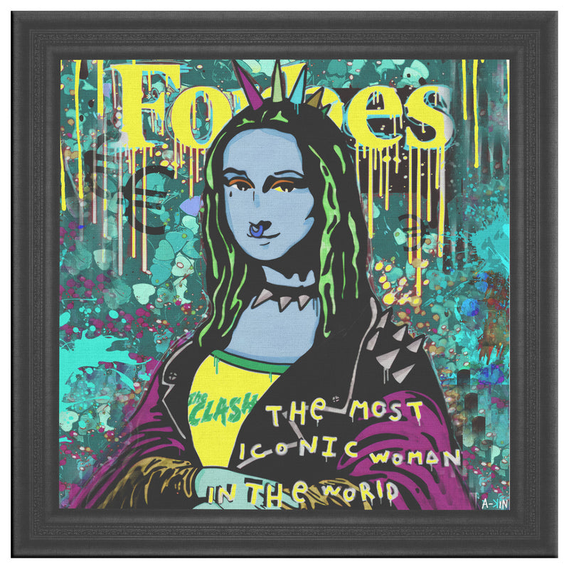 The Rich Printed Illusion Frame Black