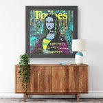 The Rich Printed Illusion Frame Black