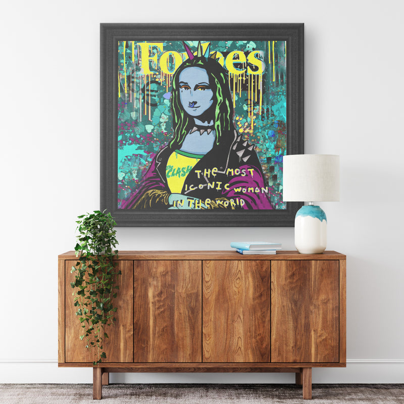 The Rich Printed Illusion Frame Black