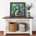 The Rich Printed Illusion Frame Black