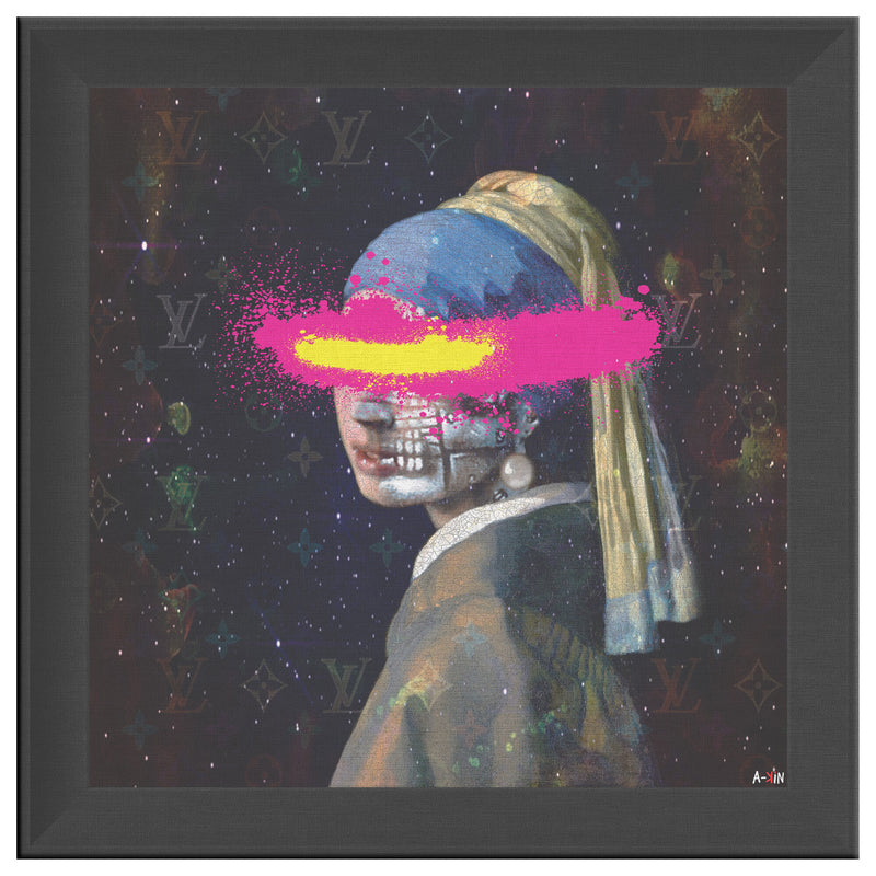 The Robot Printed Illusion Frame Black