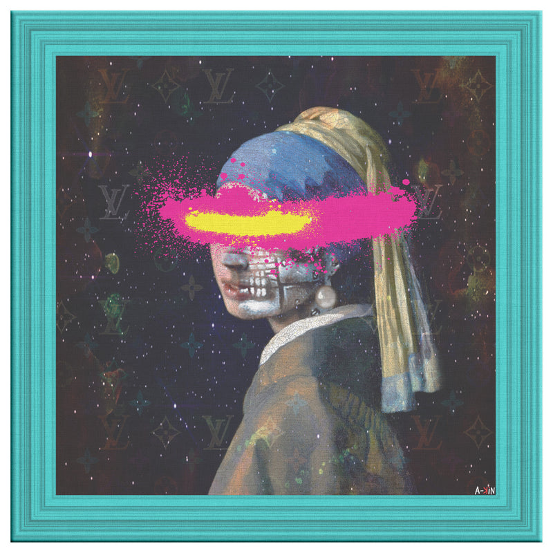 The Robot Printed Illusion Frame Blue
