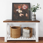 The Smoker Printed Illusion Frame Black