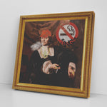 The Smoker Printed Illusion Frame Gold
