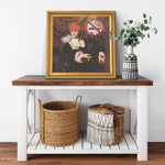 The Smoker Printed Illusion Frame Gold
