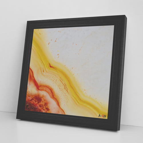 The Sun Printed Illusion Frame Black