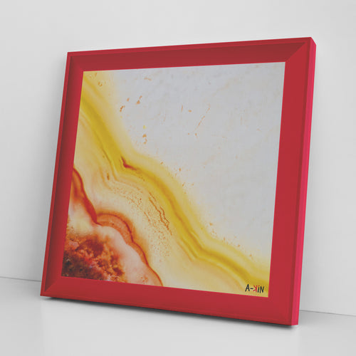 The Sun Printed Illusion Frame Red