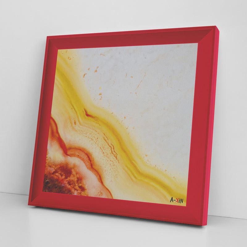 The Sun Printed Illusion Frame Red