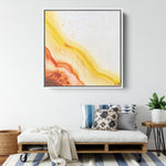 The Sun Wood Frame