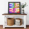 The Time Front Printed Illusion Frame Black