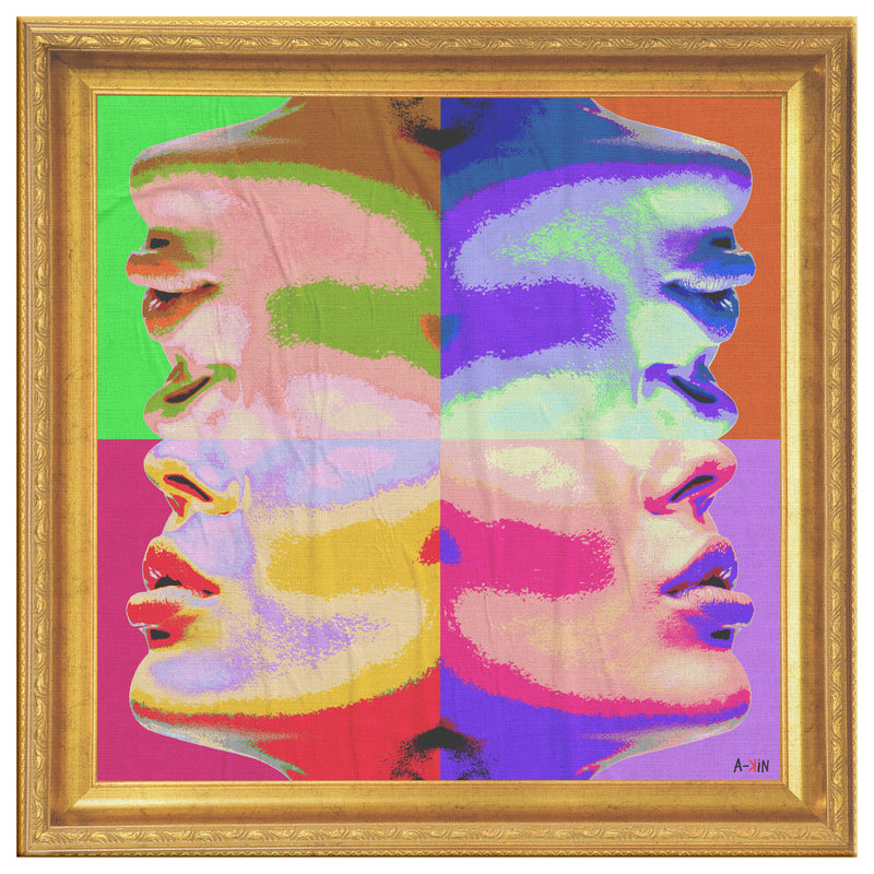 The Time Lost Printed Illusion Frame Gold