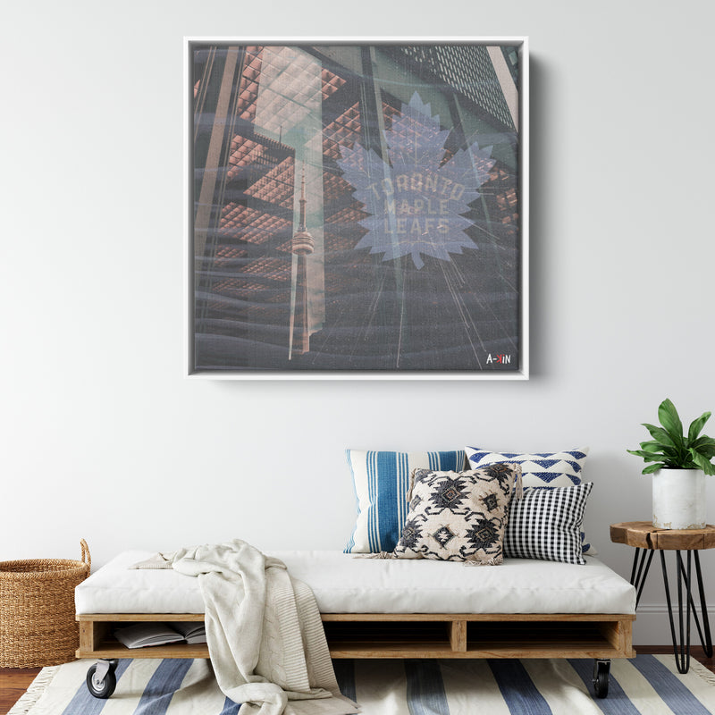 Toronto Maple Leafs Wood Frame