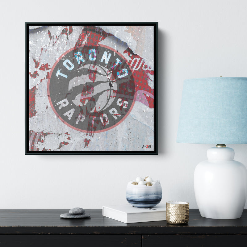 Toronto Raptors Wood Frame
