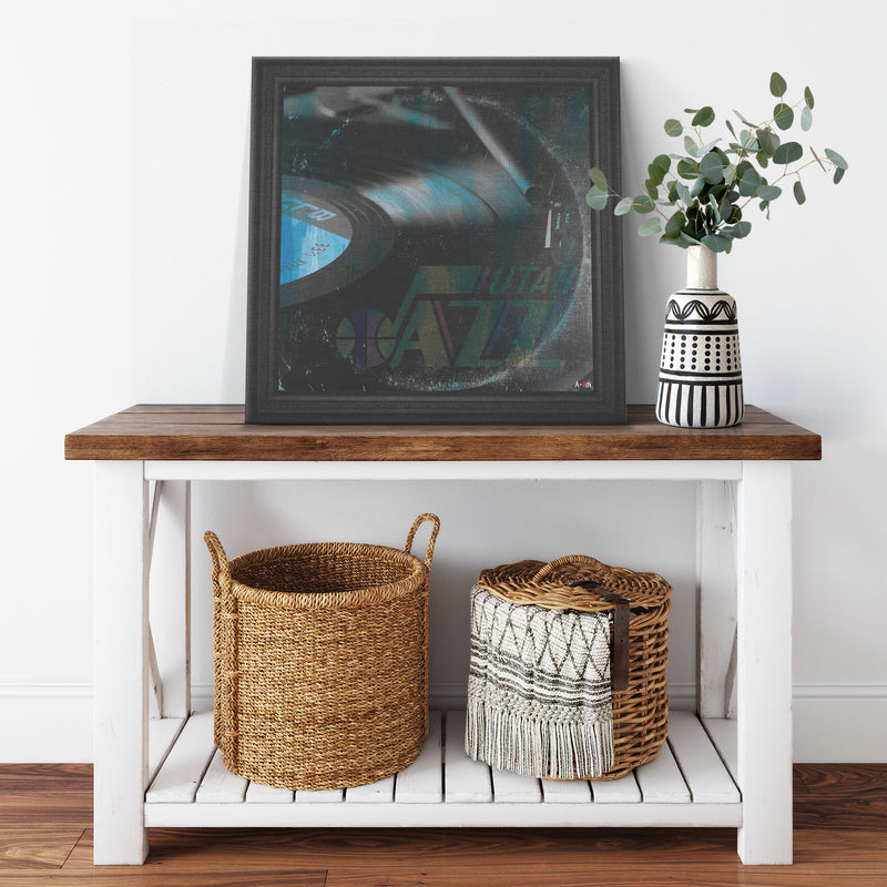 Utah Jazz Printed Illusion Frame Black