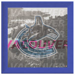 Vacouver Canucks Printed Illusion Frame Blue