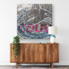 Vacouver Canucks Printed Illusion Frame Black