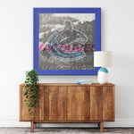 Vacouver Canucks Printed Illusion Frame Blue