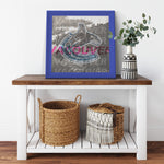 Vacouver Canucks Printed Illusion Frame Blue