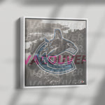 Vacouver Canucks Wood Frame