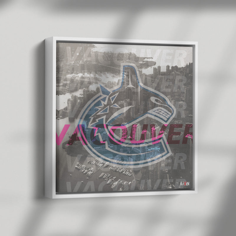 Vacouver Canucks Wood Frame
