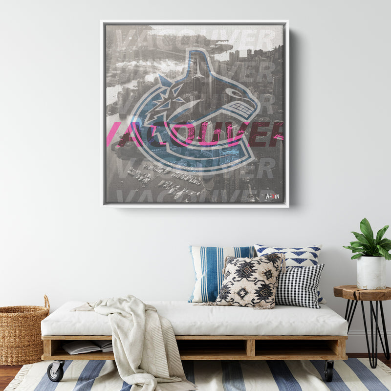 Vacouver Canucks Wood Frame