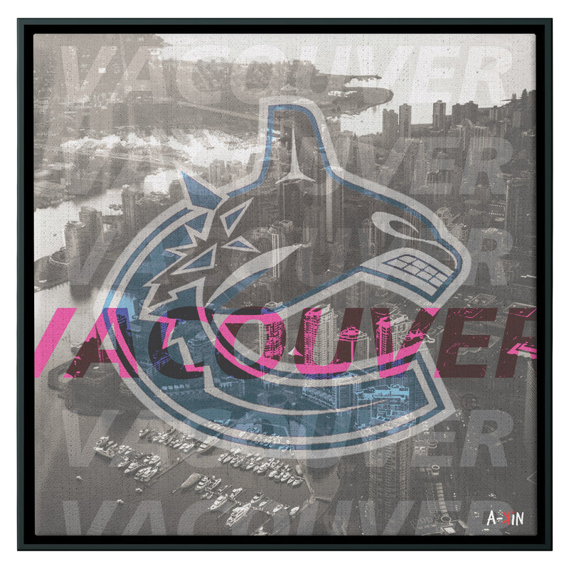 Vacouver Canucks Wood Frame