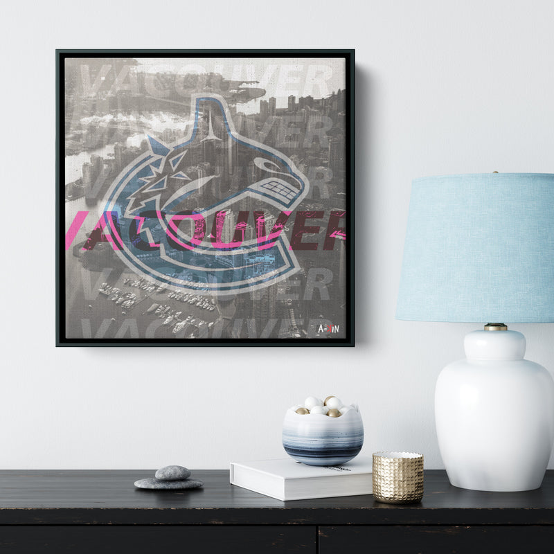 Vacouver Canucks Wood Frame