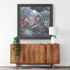 Washington Capitals Printed Illusion Frame Black