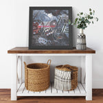 Washington Capitals Printed Illusion Frame Black