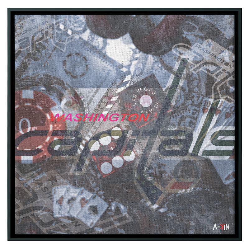 Washington Capitals Wood Frame