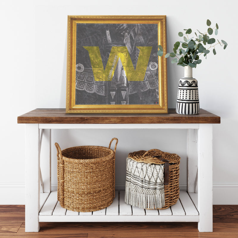 Washington Commanders Printed Illusion Frame Gold