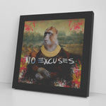 Why So Serious Printed Illusion Frame Black