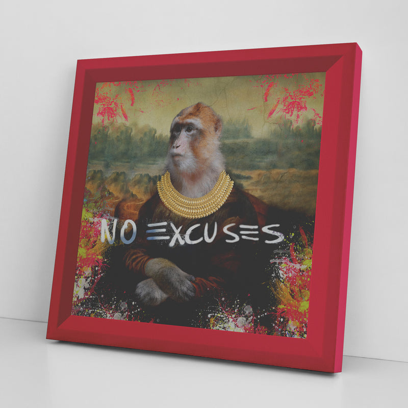 Why So Serious Printed Illusion Frame Red