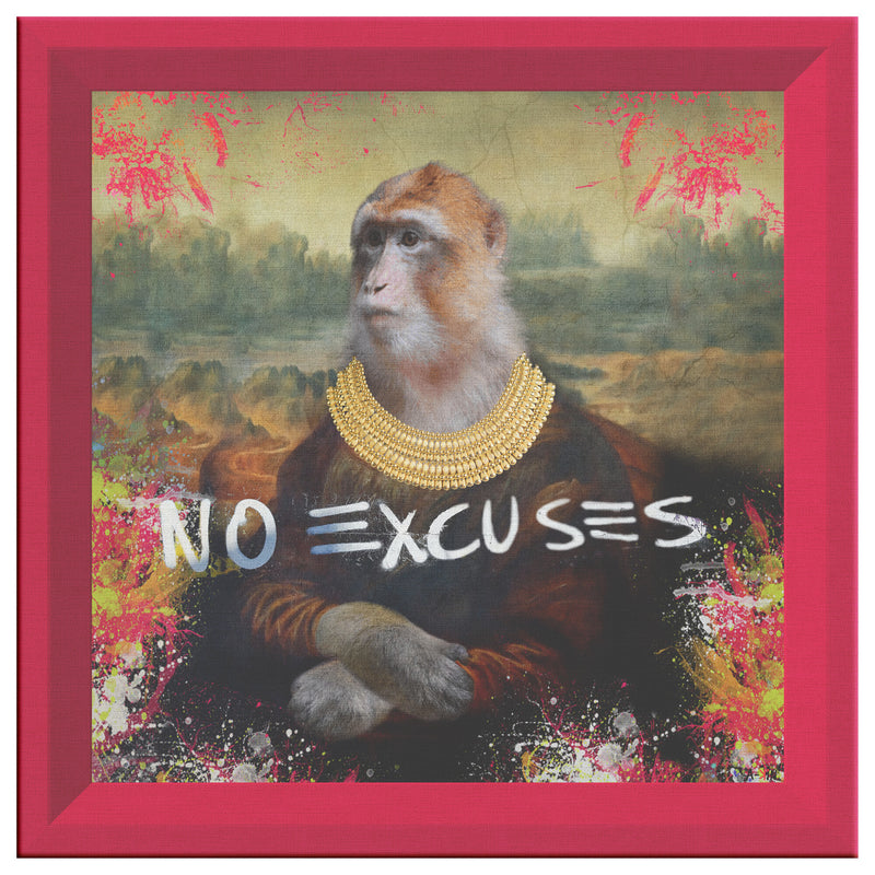 Why So Serious Printed Illusion Frame Red